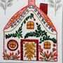 Christmas Folk Festive Embroidery Kit, thumbnail 5 of 6
