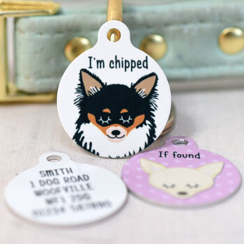 Chihuahua Personalised Dog ID Tag, 8 of 12