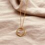 Sterling Silver Russian Ring Necklace, thumbnail 6 of 8