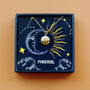 Petite Moon And Star Locket Necklace, thumbnail 2 of 10
