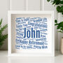 Personalised Retirement Word Art Gift, thumbnail 1 of 2