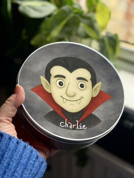 Halloween Personalised Trick Or Treat Tin, 3 of 3