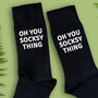 Oh You Socksy Thing Valentine's Day Socks For Him, thumbnail 2 of 2