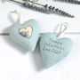 Personalised Initial Hanging Heart Gift, thumbnail 11 of 12