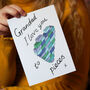 Grandad I Love You To Pieces Card, thumbnail 1 of 3