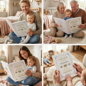 Personalised Christening Gift Book Of Nursery Rhymes, 8 of 12