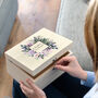 Personalised Floral Wedding Keepsake Box Gift, thumbnail 1 of 3
