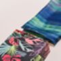 100% Mulberry Silk Scarf, Emerald Green, Aurora Borealis, thumbnail 6 of 6