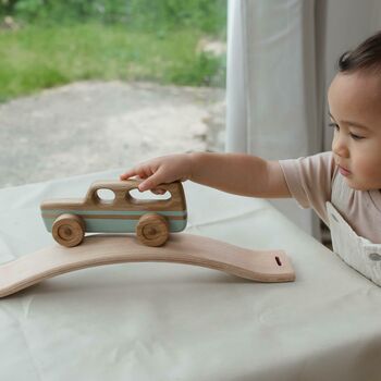 Wooden Toy Car Station Wagon Duck Egg, 8 of 12