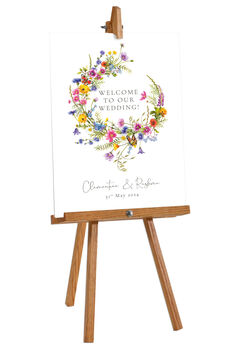 Wildflower Welcome Sign Board, 2 of 4