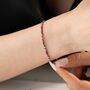 Natural Ruby Bracelet, thumbnail 3 of 4