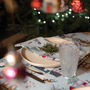 Luxury Designer Christmas Napkin Sets Snowy Day, thumbnail 3 of 3
