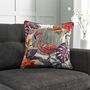 Flamingo Soft Velvet 50cm X 50cm Cushion Including Pad 42006205, thumbnail 1 of 3