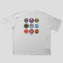 Crystal Palace Football Beer Mats Oversized T Shirt, thumbnail 2 of 10