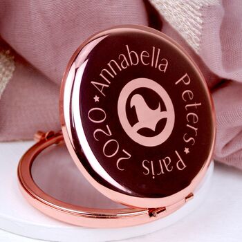 Personalised Logo Compact Mirror, 3 of 7