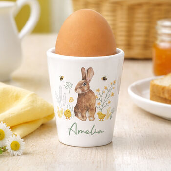 Personalised Easter Bunny Egg Cup, 3 of 7