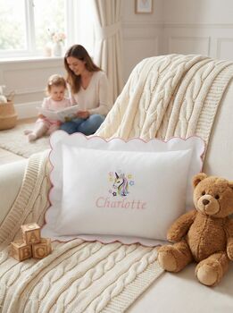 Personalised Unicorn Baby Pillowcase, 2 of 4
