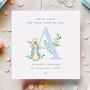 Personalised Peter Rabbit Baptism Card, thumbnail 4 of 4