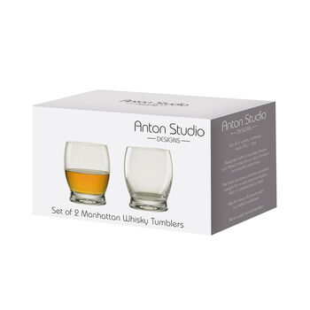 Manhattan Personalised Whisky Glasses – Pair, 5 of 7