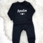 Personalised Name With Heart Baby Jogger Set, thumbnail 7 of 7
