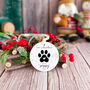 Personalised Pet First Christmas Ceramic Ornament, thumbnail 3 of 7