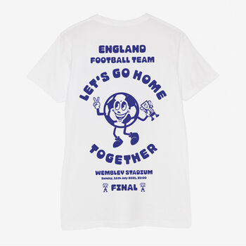 England Football Vintage Style Supporter's T Shirt, 3 of 4