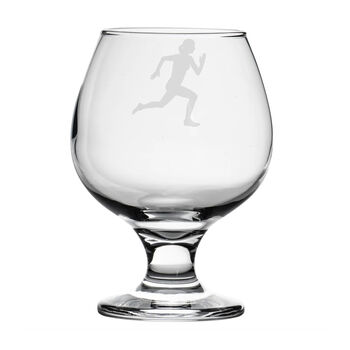 Personalised Female Runner Engraved Glass, 2 of 7