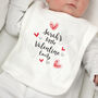 Personalised Valentine Baby Bib, thumbnail 3 of 7