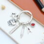 No One Teacher Personalised Keyring End Of Term Gift, thumbnail 5 of 10