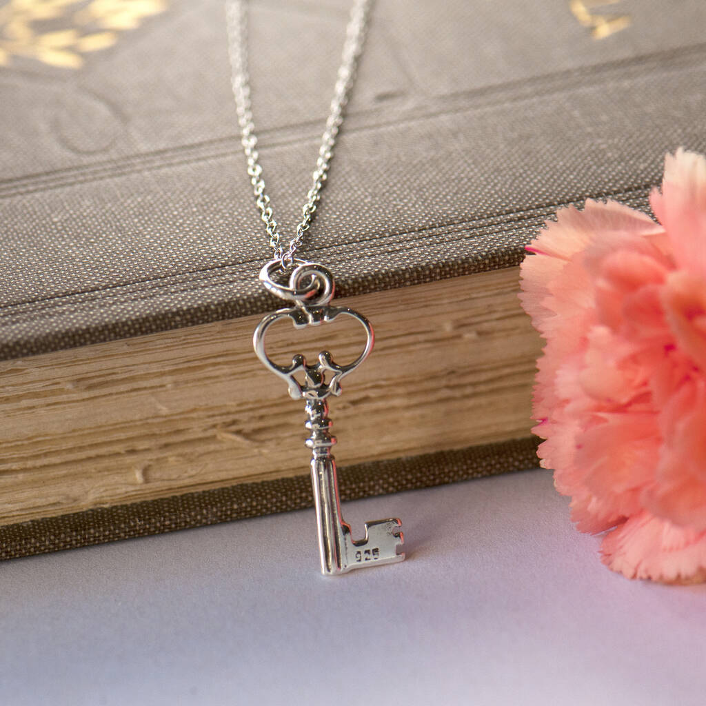 Key Pendant 18th Or 21st Birthday Sterling Silver By Grace & Valour