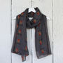Red Nose Reindeer Christmas Scarf, thumbnail 6 of 7