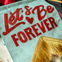 Let's Be Forever Banner Wall Hanging, thumbnail 4 of 4