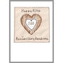 Personalised Wood 5th Wedding Anniversary Card, thumbnail 7 of 7