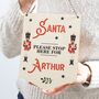 Santa Please Stop Here Bedroom Door Sign, thumbnail 3 of 4