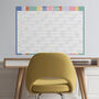 2025 2026 Academic Landscape Wall Planner | Multi Stripe, thumbnail 1 of 2