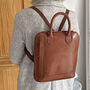 Women's Leather Backpack, thumbnail 1 of 4