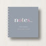 Personalised To Do 'Notes' Small Notebook, thumbnail 10 of 10