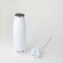 500ml Pure White Evolution Stainless Steel Insulated Bottle, thumbnail 2 of 4