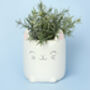 G Decor Cat Ceramic Planter, thumbnail 1 of 4