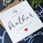Personalised Handmade Birthday Card For Special Brother, thumbnail 3 of 4