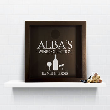 Personalised Wine Cork Collection Box, 2 of 6