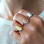 Personalised Birth Flower Ring, thumbnail 1 of 12
