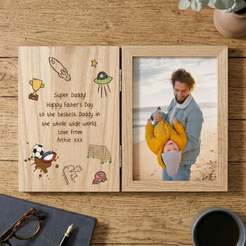 Personalised 'Our Adventures' From The Kids/Grandkids Book Photo Frame, 2 of 9