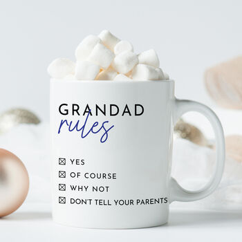 Grandad Rules Coffee Mug, 2 of 5
