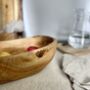 Handmade Wooden Oval Bowl, thumbnail 4 of 4