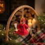 Handmade Felt Vivienne The Vino Grannie Christmas Hanging Decoration, thumbnail 1 of 3