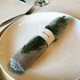 Pair Of Leather Napkin Rings, thumbnail 6 of 7