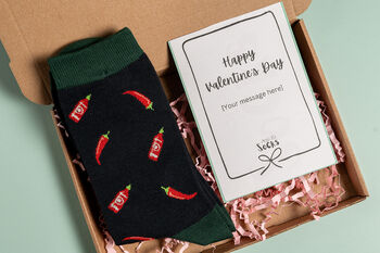 Hot Chilli Sauce Valentines Day Letterbox Giftbox, 2 of 2