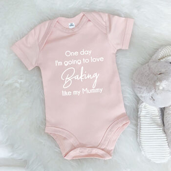 One Day I'm Going To Love… Personalised Babygrow, 4 of 9