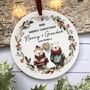Personalised Any Relation Christmas Decoration Bears, thumbnail 1 of 3